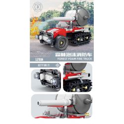 Kazi KY80542 80542 non  CHỮA CHÁY ĐÔ THỊ 8 LOẠI XE PHUN NƯỚC ĐA ĐỊA HÌNH KẾT HỢP VỚI MÁY BAY CH-54 TÀU CAO TỐC CỨU HỘ KHẨN CẤP BỌT RỪNG BỒN TỰ NẠP VƯỢT CHƯỚNG NGẠI VẬT MẠNH NHỎ HỎA TRÊN KHÔNG bộ đồ chơi xếp lắp ráp ghép mô hình City Thành Phố 958 khối