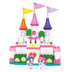 SEMBO 690900 non  ĐỒ CHƠI XIAOLING HỘP ĐỰNG VUI NHỘN bộ đồ chơi xếp lắp ráp ghép mô hình  SWEET BARBACAN Khối Lớn