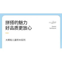 SEMBO 690900 non  ĐỒ CHƠI XIAOLING HỘP ĐỰNG VUI NHỘN bộ đồ chơi xếp lắp ráp ghép mô hình  SWEET BARBACAN Khối Lớn