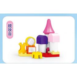 SEMBO 690900 non  ĐỒ CHƠI XIAOLING HỘP ĐỰNG VUI NHỘN bộ đồ chơi xếp lắp ráp ghép mô hình  SWEET BARBACAN Khối Lớn