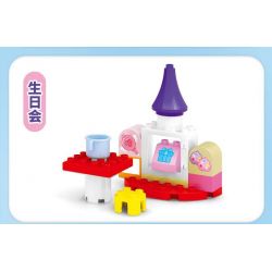 SEMBO 690900 non  ĐỒ CHƠI XIAOLING HỘP ĐỰNG VUI NHỘN bộ đồ chơi xếp lắp ráp ghép mô hình  SWEET BARBACAN Khối Lớn