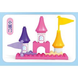 SEMBO 690900 non  ĐỒ CHƠI XIAOLING HỘP ĐỰNG VUI NHỘN bộ đồ chơi xếp lắp ráp ghép mô hình  SWEET BARBACAN Khối Lớn