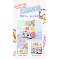 SEMBO 601188 non  CỬA HÀNG BÚP BÊ TONGXIN bộ đồ chơi xếp lắp ráp ghép mô hình 147 khối