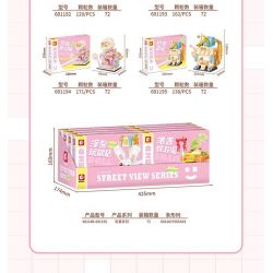 SEMBO 601190 non  CỬA HÀNG TIỆN LỢI SÀO HUY bộ đồ chơi xếp lắp ráp ghép mô hình 190 khối