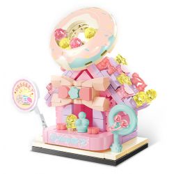 SEMBO 601194 non  NHÀ TRÁNG MIỆNG YILU bộ đồ chơi xếp lắp ráp ghép mô hình 171 khối