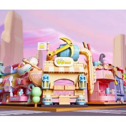 SEMBO 601195 non  QUẦY CHẢI CHUỐT bộ đồ chơi xếp lắp ráp ghép mô hình 138 khối