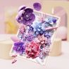 BEAUTIFUL AND 13063 non  KHUNG ẢNH HOA TÍM bộ đồ chơi xếp lắp ráp ghép mô hình Art FLOWER PICTURE FRAME