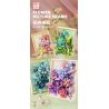 BEAUTIFUL AND 13063 non  KHUNG ẢNH HOA TÍM bộ đồ chơi xếp lắp ráp ghép mô hình Art FLOWER PICTURE FRAME