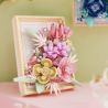 BEAUTIFUL AND 13062 non  KHUNG ẢNH HOA HỒNG bộ đồ chơi xếp lắp ráp ghép mô hình Art FLOWER PICTURE FRAME