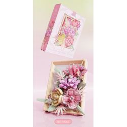 BEAUTIFUL AND 13061 non  KHUNG ẢNH HOA XANH bộ đồ chơi xếp lắp ráp ghép mô hình Art FLOWER PICTURE FRAME