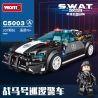 WOMA C5003 5003 non  4 LOẠI XE CẢNH SÁT bộ đồ chơi xếp lắp ráp ghép mô hình Racers SWAT Đua Tốc Độ 1225 khối