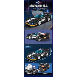 WOMA C5003 5003 non  4 LOẠI XE CẢNH SÁT bộ đồ chơi xếp lắp ráp ghép mô hình Racers SWAT Đua Tốc Độ 1225 khối