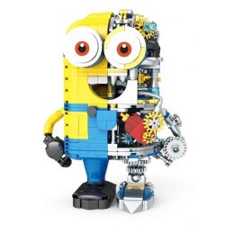008 non  TAY SAI bộ đồ chơi xếp lắp ráp ghép mô hình Minions MINIDN MECH 632 khối