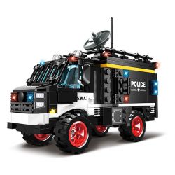 WOMA C5001 5001 non  ĐỘI SWAT XE BỌC THÉP ĐỊA HÌNH GUARDIAN bộ đồ chơi xếp lắp ráp ghép mô hình City Thành Phố 354 khối