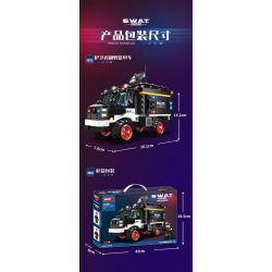 WOMA C5001 5001 non  ĐỘI SWAT XE BỌC THÉP ĐỊA HÌNH GUARDIAN bộ đồ chơi xếp lắp ráp ghép mô hình City Thành Phố 354 khối