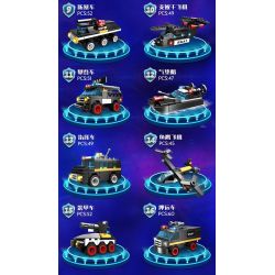 WOMA C5004 5004 non  ĐỘI SWAT CÔNG NGHỆ XE TẢI GIAO HÀNG VŨ TRANG TIÊN PHONG bộ đồ chơi xếp lắp ráp ghép mô hình City Thành Phố 760 khối