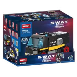 WOMA C5005 5005 non  NHÓM SWAT SỨ GIẢ HÒA BÌNH 4 SỰ KẾT HỢP bộ đồ chơi xếp lắp ráp ghép mô hình City Thành Phố 725 khối