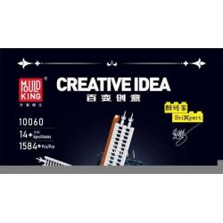MouldKing 10060 Mould King 10060 non  CỐI XAY GIÓ THẾ GIỚI THỜI TRUNG CỔ bộ đồ chơi xếp lắp ráp ghép mô hình MIDAGE WORLD WINDMILL 1584 khối