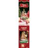 WEKKI 516157 non  HỘP NHẠC HỘI THẢO GIÁNG SINH bộ đồ chơi xếp lắp ráp ghép mô hình Creator SANTA'S FACTORY MUSIC BOX Sáng Tạo