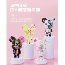 JAKI JK6250-2 6250-2 JK6250-3 6250-3 JK6250-4 6250-4 JK6250-1 6250-1 non  SÁNG TẠO HỢP THỜI TRANG DỤNG CỤ THU HÚT GẤU TỪ TÍNH bộ đồ chơi xếp lắp ráp ghép mô hình