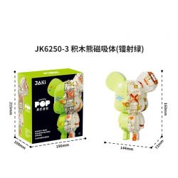 JAKI JK6250-2 6250-2 JK6250-3 6250-3 JK6250-4 6250-4 JK6250-1 6250-1 non  SÁNG TẠO HỢP THỜI TRANG DỤNG CỤ THU HÚT GẤU TỪ TÍNH bộ đồ chơi xếp lắp ráp ghép mô hình