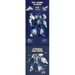 QMAN ENLIGHTEN KEEPPLEY 41312 non  ÁO GIÁP CHIẾN ĐẤU KHÔNG GIAN 5 KẾT HỢP bộ đồ chơi xếp lắp ráp ghép mô hình 1065 khối