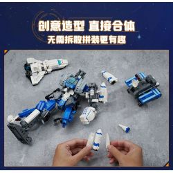 QMAN ENLIGHTEN KEEPPLEY 41312 non  ÁO GIÁP CHIẾN ĐẤU KHÔNG GIAN 5 KẾT HỢP bộ đồ chơi xếp lắp ráp ghép mô hình 1065 khối