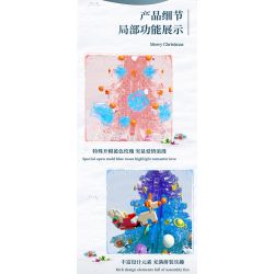 DOMICHA D1003 1003 non  HỘP NHẠC BẢN TÌNH CA MÙA ĐÔNG bộ đồ chơi xếp lắp ráp ghép mô hình Creator Sáng Tạo 488 khối