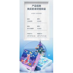 DOMICHA D1003 1003 non  HỘP NHẠC BẢN TÌNH CA MÙA ĐÔNG bộ đồ chơi xếp lắp ráp ghép mô hình Creator Sáng Tạo 488 khối