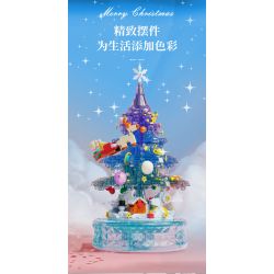 DOMICHA D1003 1003 non  HỘP NHẠC BẢN TÌNH CA MÙA ĐÔNG bộ đồ chơi xếp lắp ráp ghép mô hình Creator Sáng Tạo 488 khối