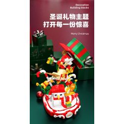 DOMICHA D2009 2009 non  QUÀ TẶNG GIÁNG SINH ĐẦY MÀU SẮC bộ đồ chơi xếp lắp ráp ghép mô hình Creator CHRISTMAS GIFT Sáng Tạo