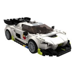NOT  KOENIGSEGG JESKO 76900 LW 5010 UMILE C0317 0317 xếp lắp ráp ghép mô hình KOENIGSEGG JESKO Speed Champions Racing Cars Đua Xe Công Thức 280 khối