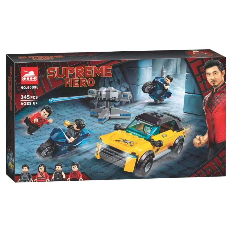 NOT  ESCAPE FROM THE TEN RINGS 76176 TANK 60096 xếp lắp ráp ghép mô hình THOÁT KHỎI MƯỜI CHIẾC NHẪN Marvel Super Heroes Siêu Anh Hùng Marvel 321 khối