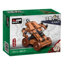 DECOOL BRICKCOOL 20513 non  ANH HÙNG TAM QUỐC XE CÔNG THÀNH 6 LOẠI CHỞ QUÂN MÁY BẮN ĐÁ BALLISTA THANG VÀ TRÊN CAO bộ đồ chơi xếp lắp ráp ghép mô hình Three Kingdoms Tam Quốc Diễn Nghĩa