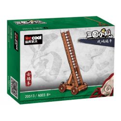 DECOOL BRICKCOOL 20513 non  ANH HÙNG TAM QUỐC XE CÔNG THÀNH 6 LOẠI CHỞ QUÂN MÁY BẮN ĐÁ BALLISTA THANG VÀ TRÊN CAO bộ đồ chơi xếp lắp ráp ghép mô hình Three Kingdoms Tam Quốc Diễn Nghĩa