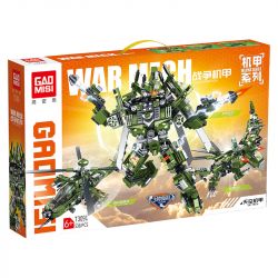 GAOMISI T3091 3091 non  BIẾN HÌNH WAR MECHA SKY BA LẦN bộ đồ chơi xếp lắp ráp ghép mô hình WAR MECH SKY 538 khối