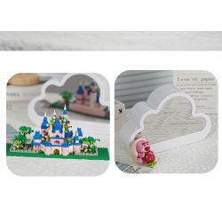 GOQI GQ-3007 3007 GQ3007 non  ĐÈN GƯƠNG ĐÁM MÂY GQ NGỦ CLOUD CASTLE YUNTAI STORY bộ đồ chơi xếp lắp ráp ghép mô hình 833 khối