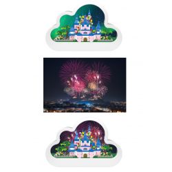 GOQI GQ-3007 3007 GQ3007 non  ĐÈN GƯƠNG ĐÁM MÂY GQ NGỦ CLOUD CASTLE YUNTAI STORY bộ đồ chơi xếp lắp ráp ghép mô hình 833 khối