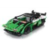 GUDI 70102 non  CÔNG NGHỆ SIÊU TÍCH LŨY ĐUA XE ĐIÊN CUỒNG GREEN SHADOW BULL EVO2 tỷ lệ 1:18 bộ đồ chơi xếp lắp ráp ghép mô hình  Kỹ Thuật Công Nghệ Cao Mô Hình Phương Tiện 325 khối
