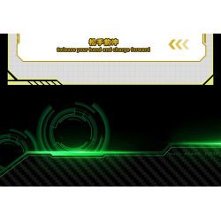 GUDI 70102 non  CÔNG NGHỆ SIÊU TÍCH LŨY ĐUA XE ĐIÊN CUỒNG GREEN SHADOW BULL EVO2 tỷ lệ 1:18 bộ đồ chơi xếp lắp ráp ghép mô hình  Kỹ Thuật Công Nghệ Cao Mô Hình Phương Tiện 325 khối