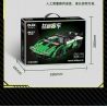 GUDI 70102 non  CÔNG NGHỆ SIÊU TÍCH LŨY ĐUA XE ĐIÊN CUỒNG GREEN SHADOW BULL EVO2 tỷ lệ 1:18 bộ đồ chơi xếp lắp ráp ghép mô hình  Kỹ Thuật Công Nghệ Cao Mô Hình Phương Tiện 325 khối