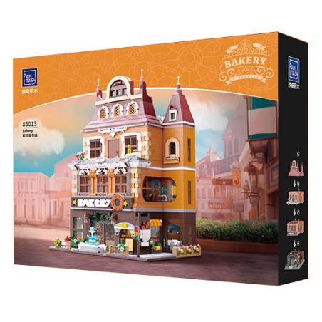 PANTASY 85013 non  TIỆM BÁNH CHÂU bộ đồ chơi xếp lắp ráp ghép mô hình Creator BAKERY Sáng Tạo 2800 khối