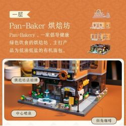 PANTASY 85013 non  TIỆM BÁNH CHÂU bộ đồ chơi xếp lắp ráp ghép mô hình Creator BAKERY Sáng Tạo 2800 khối