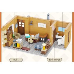 PANTASY 85013 non  TIỆM BÁNH CHÂU bộ đồ chơi xếp lắp ráp ghép mô hình Creator BAKERY Sáng Tạo 2800 khối