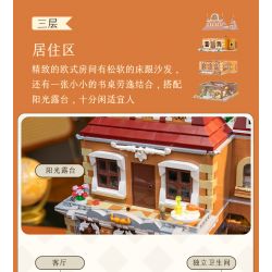 PANTASY 85013 non  TIỆM BÁNH CHÂU bộ đồ chơi xếp lắp ráp ghép mô hình Creator BAKERY Sáng Tạo 2800 khối