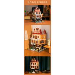 PANTASY 85013 non  TIỆM BÁNH CHÂU bộ đồ chơi xếp lắp ráp ghép mô hình Creator BAKERY Sáng Tạo 2800 khối