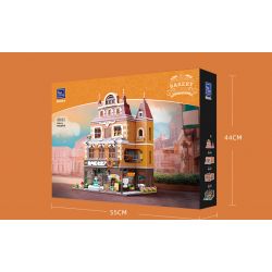 PANTASY 85013 non  TIỆM BÁNH CHÂU bộ đồ chơi xếp lắp ráp ghép mô hình Creator BAKERY Sáng Tạo 2800 khối