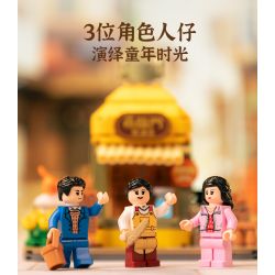 PANTASY 11020 non  CỬA HÀNG NGŨ CỐC VÀ DẦU HOÀI CỔ COFCO bộ đồ chơi xếp lắp ráp ghép mô hình City Thành Phố 500 khối