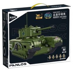 PanlosBrick 632014 Panlos Brick 632014 non  BỂ CHỨA CHURCHILL bộ đồ chơi xếp lắp ráp ghép mô hình Military Army Quân Sự Bộ Đội 1825 khối