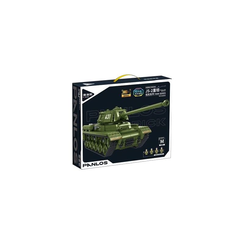 PanlosBrick 632018 Panlos Brick 632018 non  XE TĂNG HẠNG NẶNG JS-2 bộ đồ chơi xếp lắp ráp ghép mô hình Military Army Quân Sự Bộ Đội